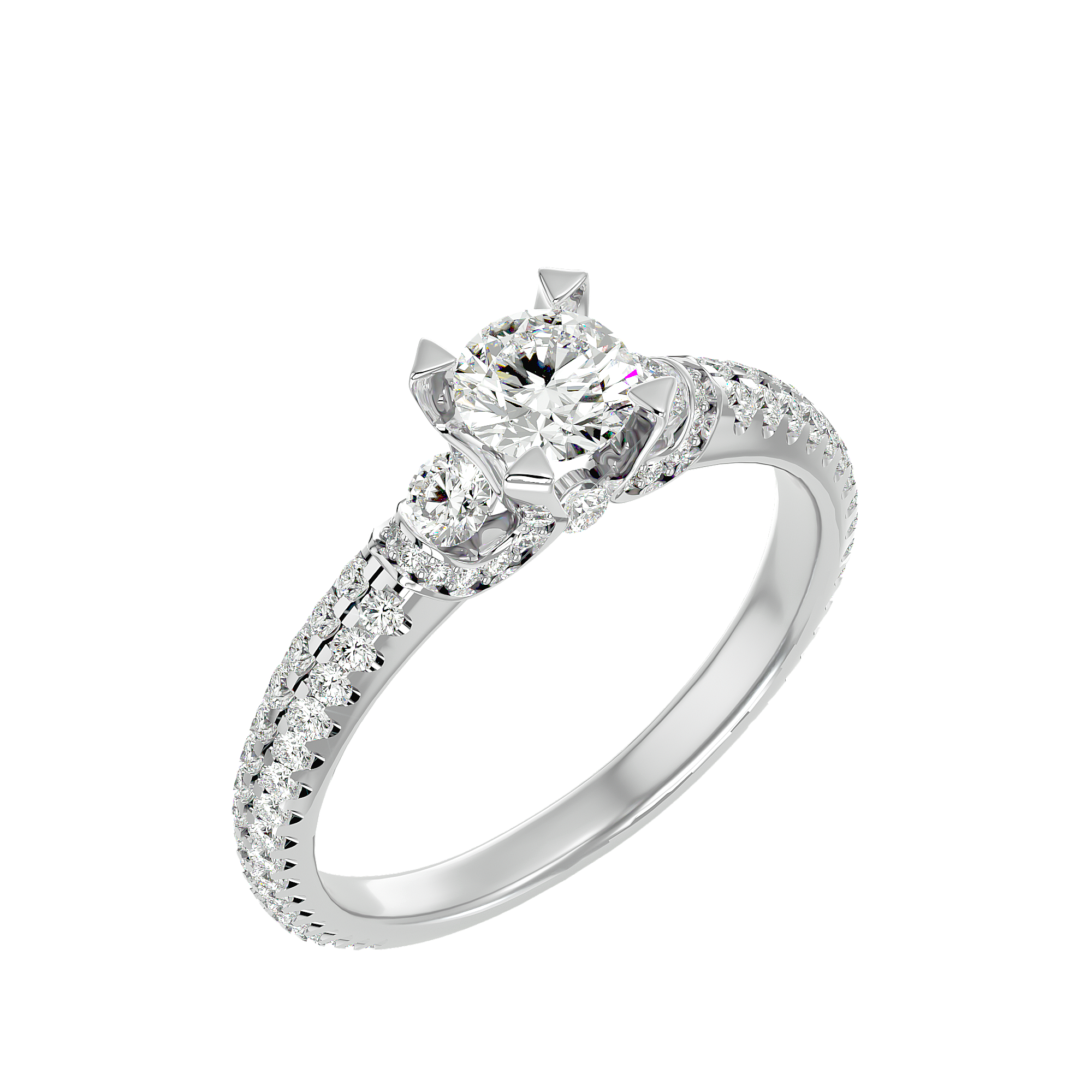 Madisyn Three Stone Ring