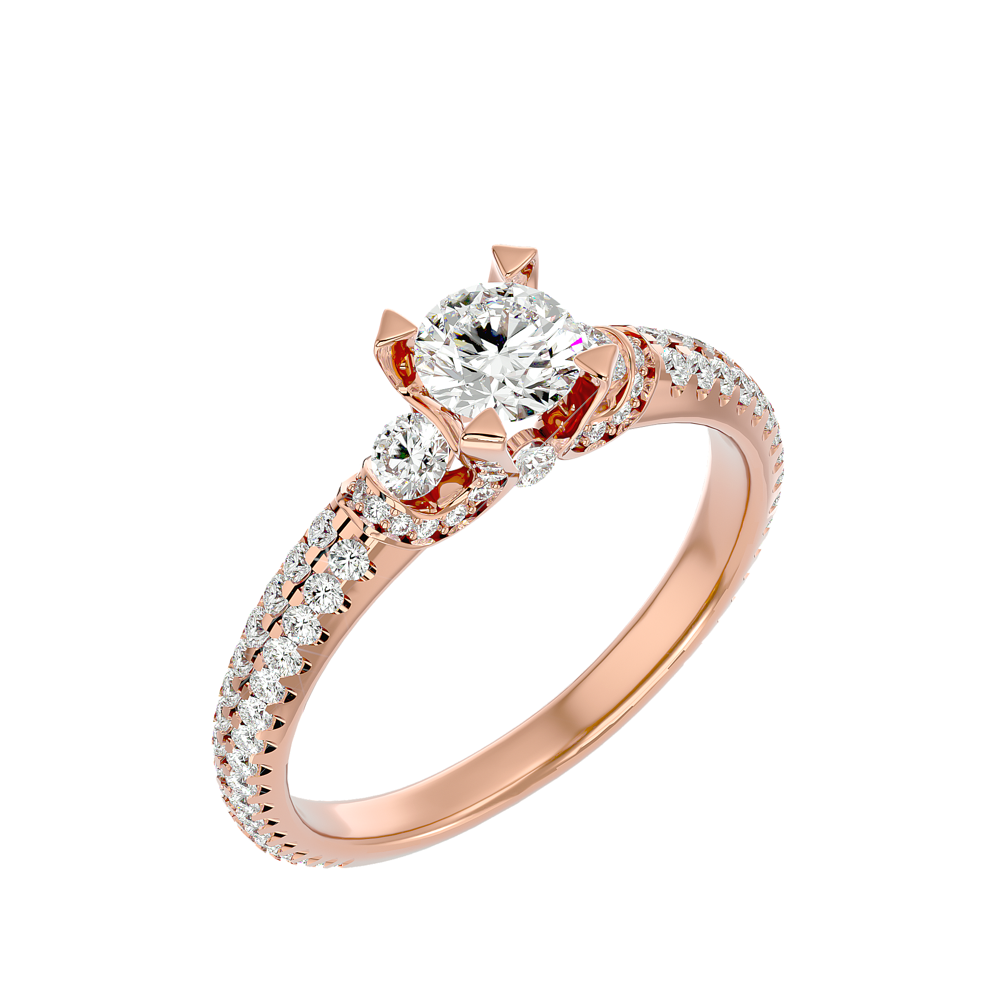 Madisyn Three Stone Ring