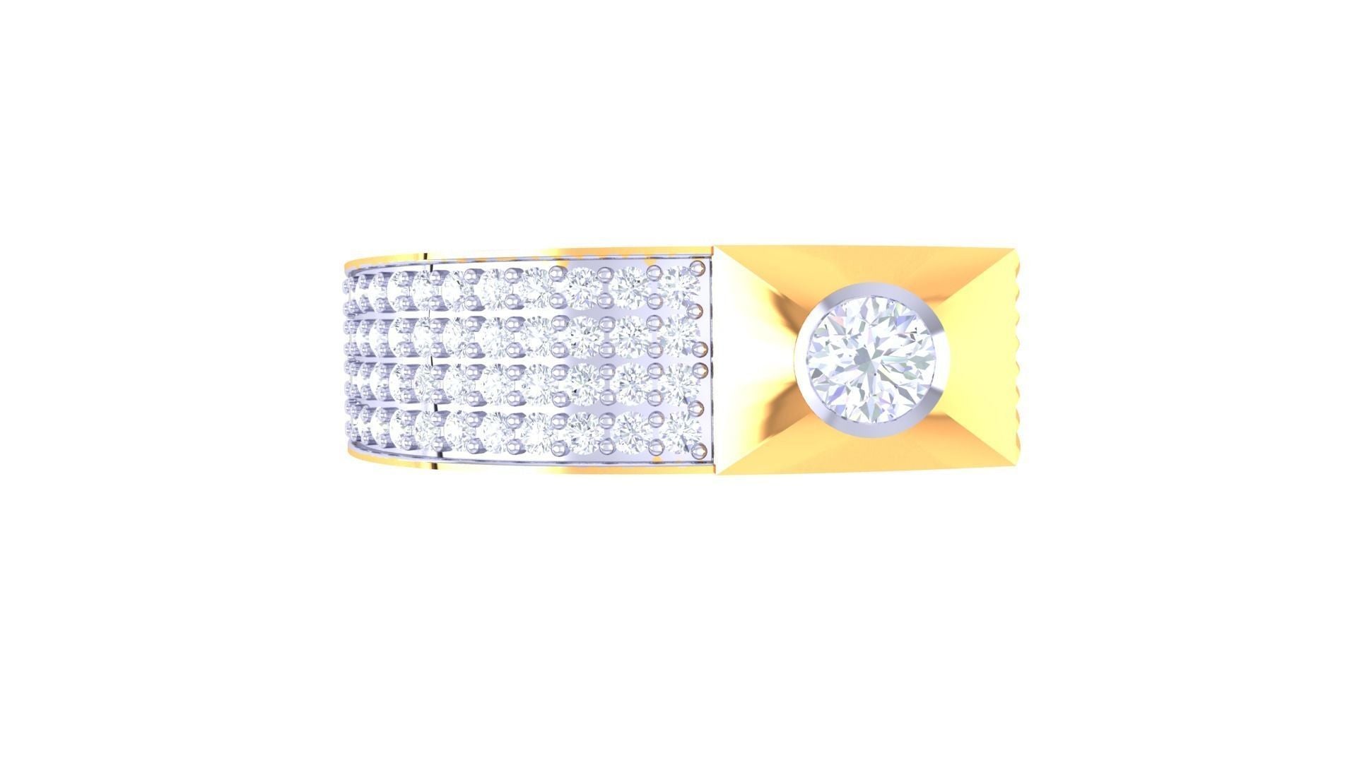 Graham Ring Graham Solitaire Mens Ring – Anant Jewel House