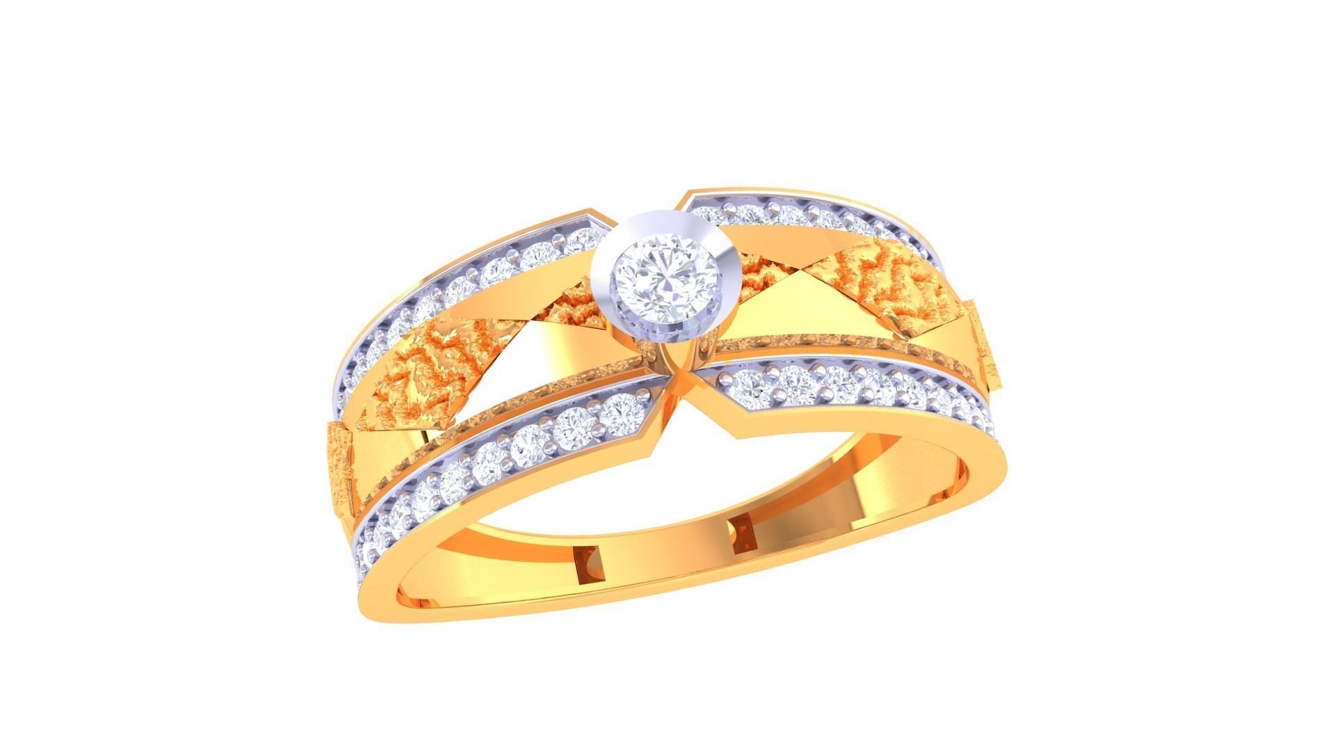 Giovanni  Solitaire Mens Ring