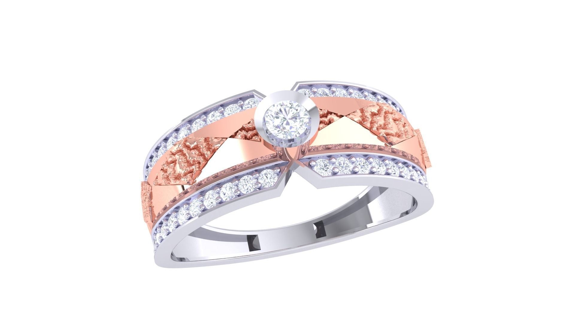 Giovanni  Solitaire Mens Ring