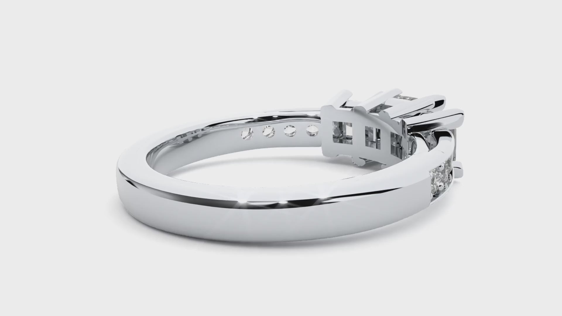 Addyson Three Stone Ring