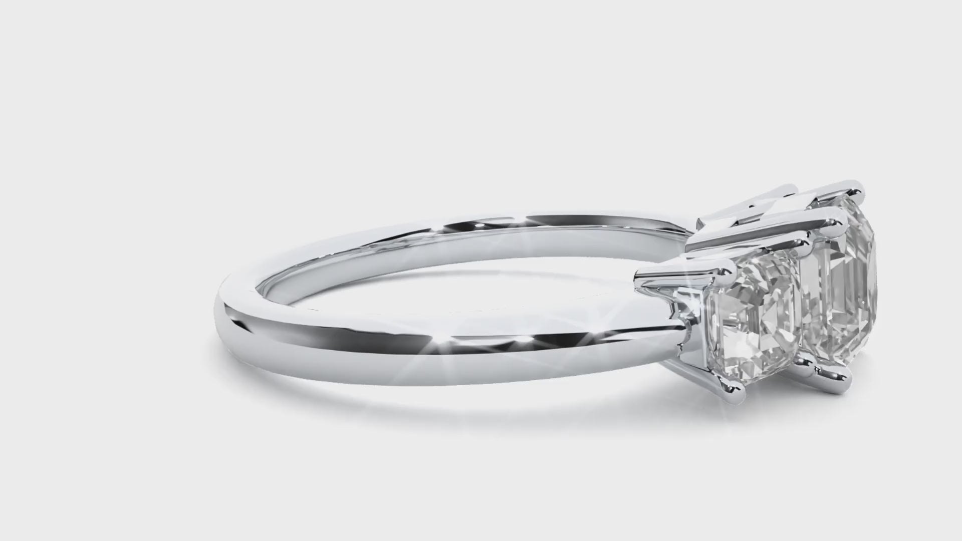 Lacey Three Stone Ring