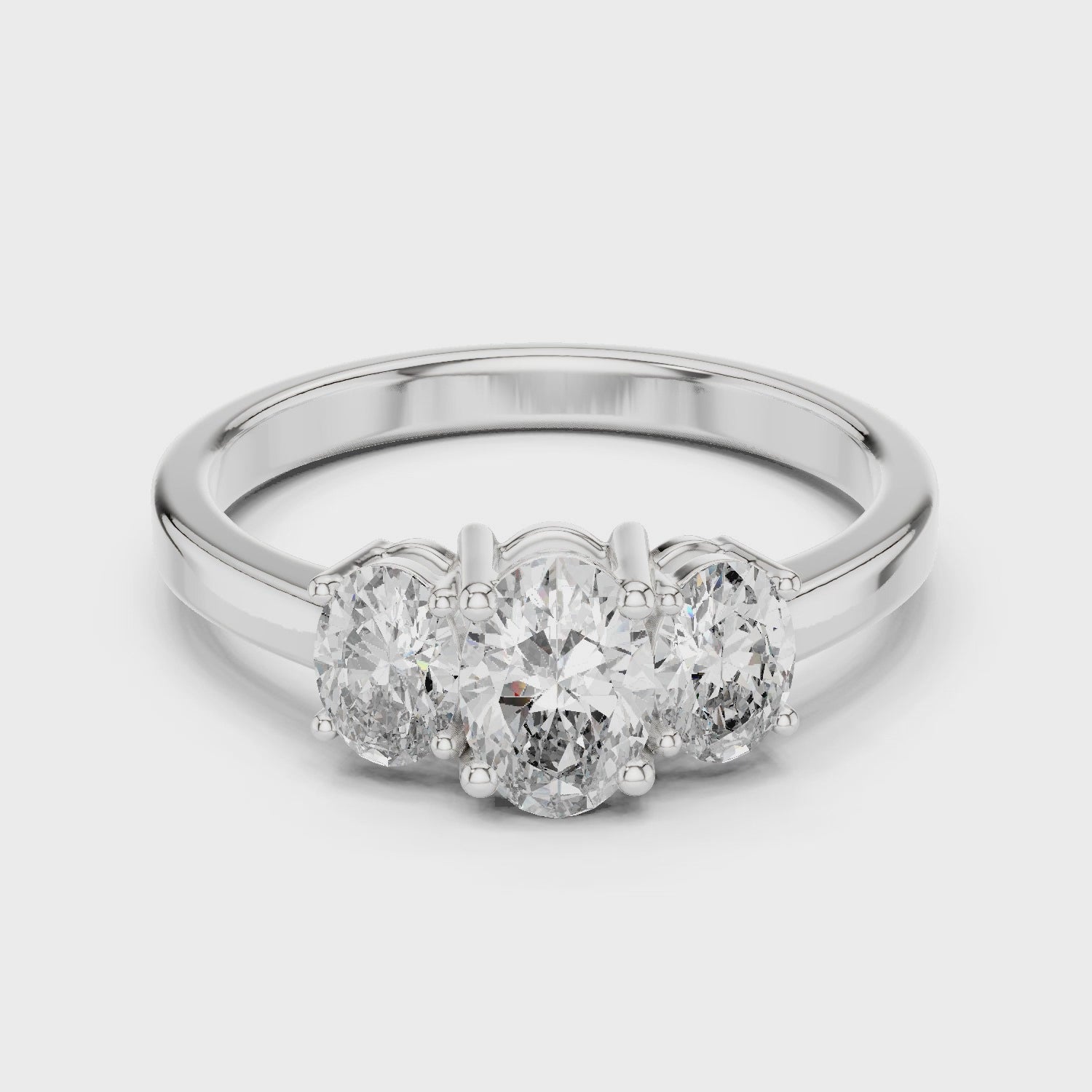 Astrid Three Stone Ring