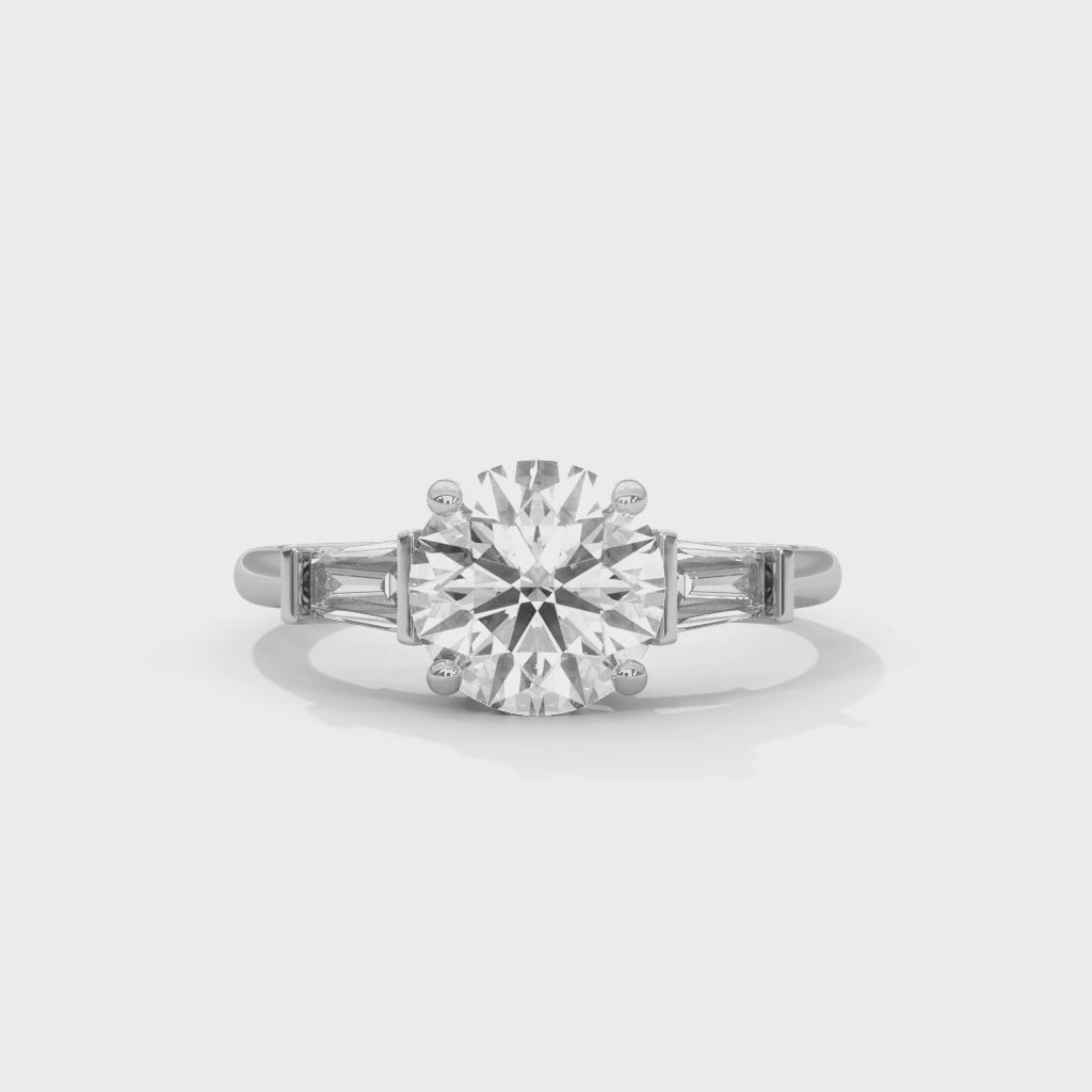 Romina Three Stone Ring