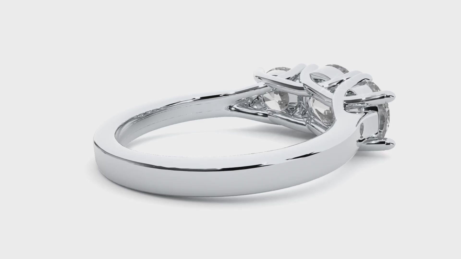 Janiyah Three Stone Ring