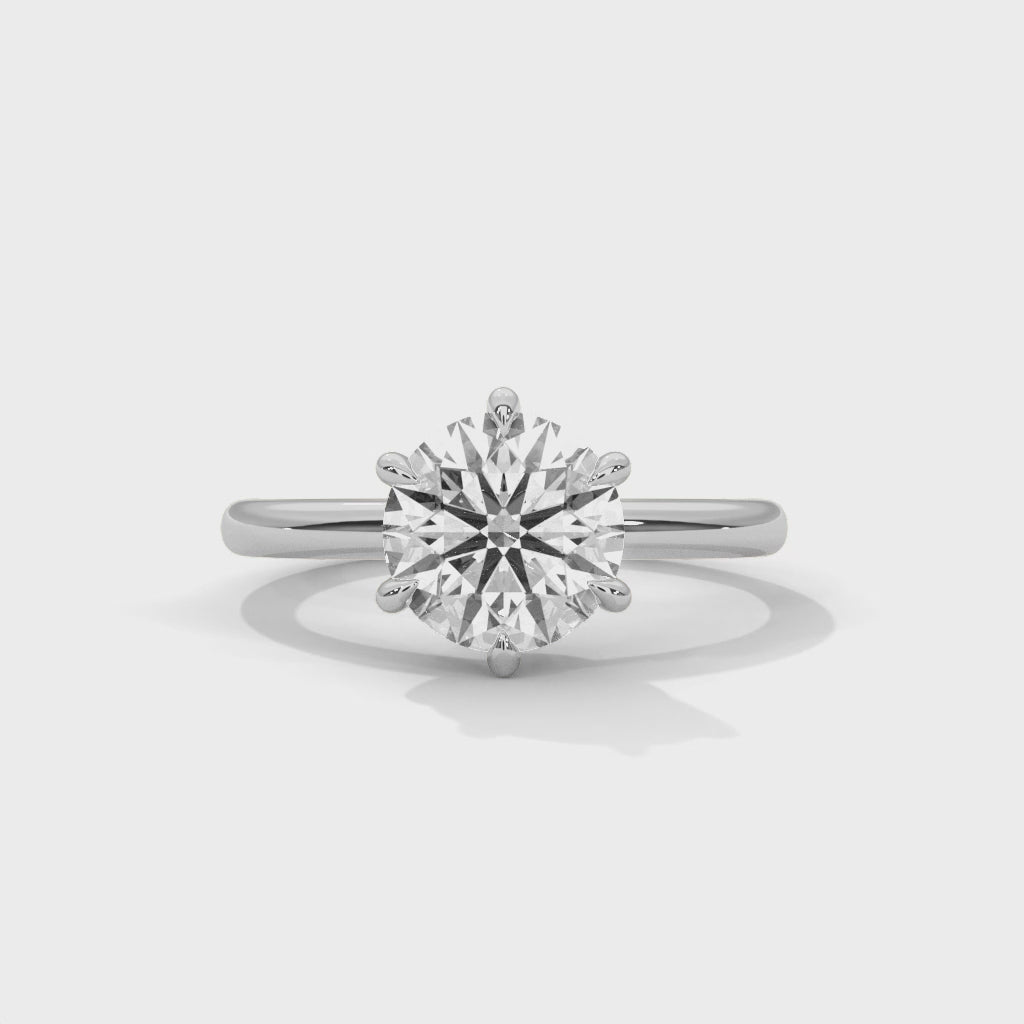 Megan Solitaire Ring