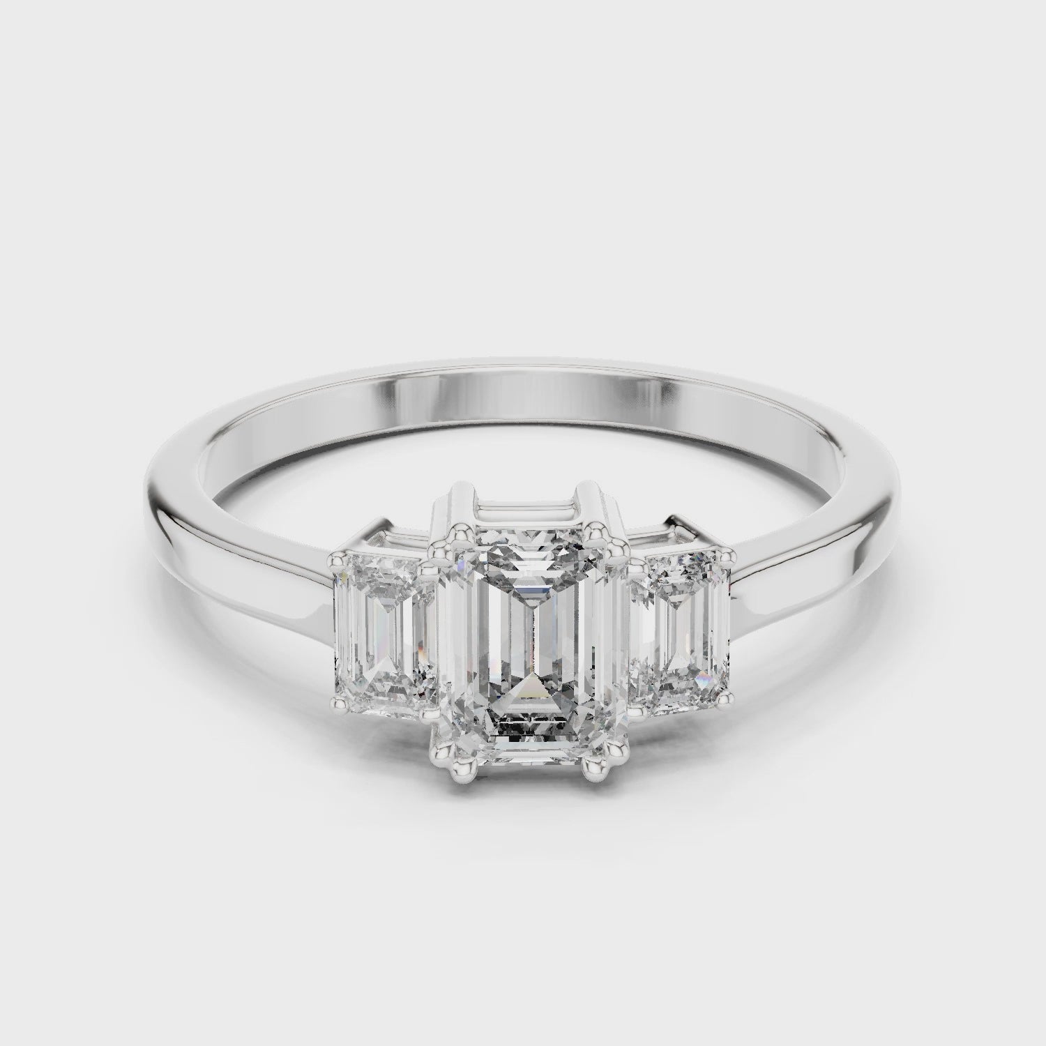 Kyleigh Three Stone Ring