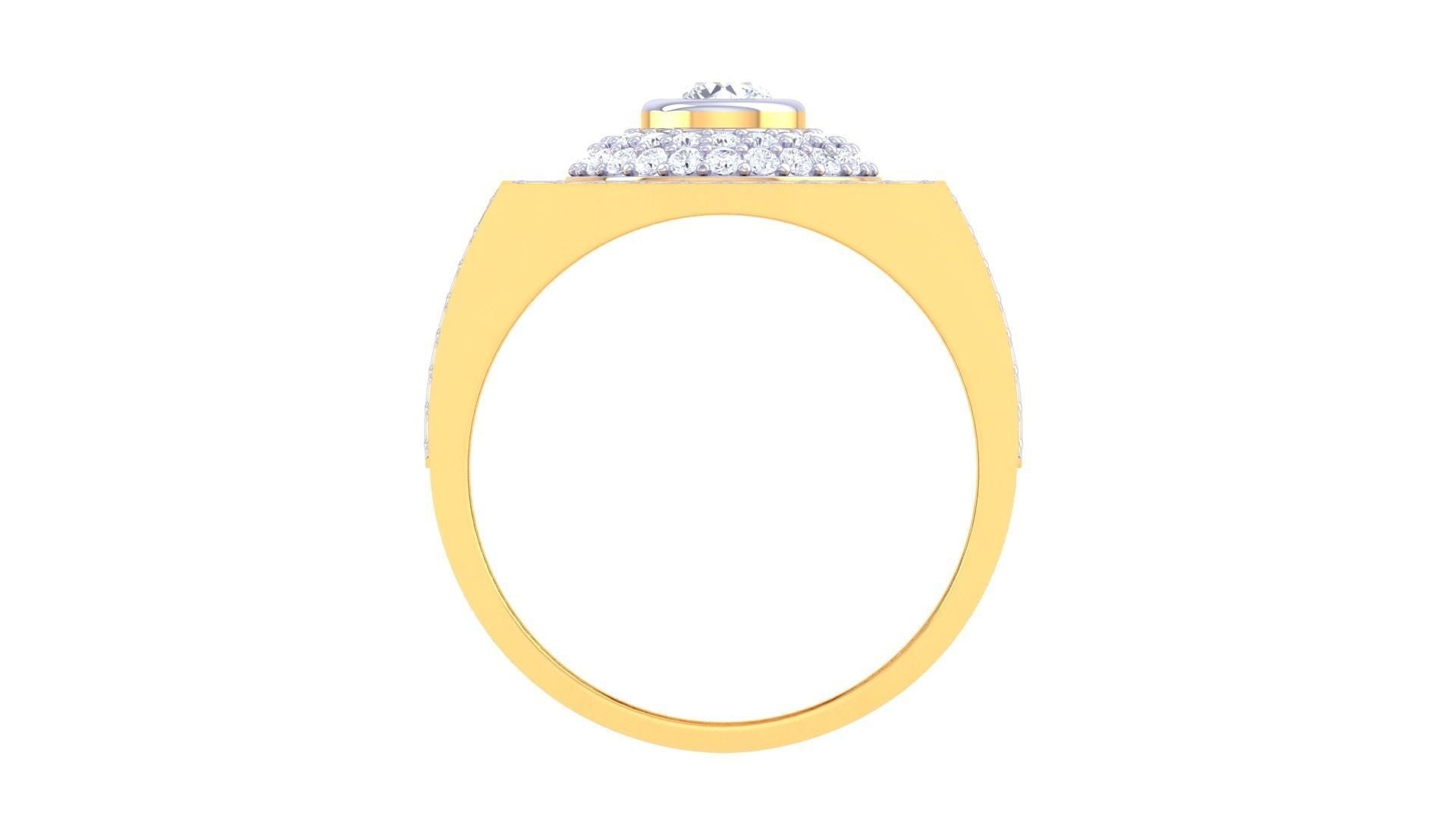 Henry  Solitaire Mens Ring