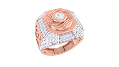 Ian Solitaire Mens Ring